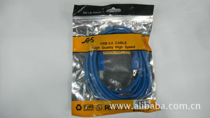 專業(yè)解析 安萊順USB3.0 AF/BF打印線材，全銅材質(zhì)保障高速穩(wěn)定傳輸